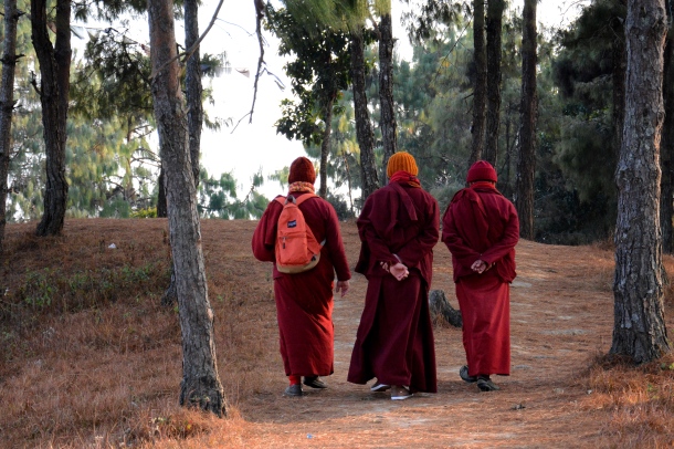 3 Namo Buddha monks