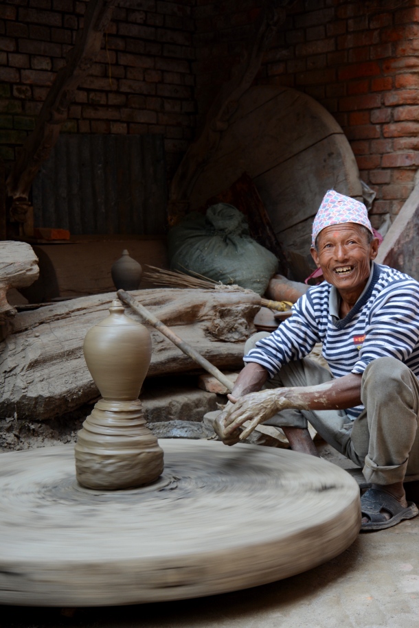 4 Bhaktapur pottery man